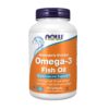 Viên uống NOW Omega-3 Fish Oil Molecularly Distilled hỗ trợ trí não, tim mạch và thị lực, 200 viên