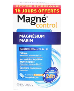 Viên uống Nutreov Magné Control Magnesium Marine bổ sung magie, 75 viên