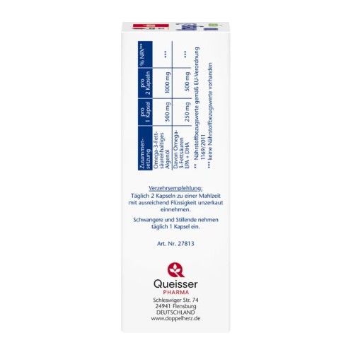 Viên uống Omega-3 thuần chay Doppelherz Omega-3 1000 Vegan, 60 viên Viên uống Omega-3 thuần chay Doppelherz Omega-3 1000 Vegan, 60 viên