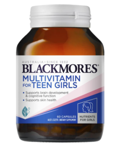 Vitamin tổng hợp cho bé gái Blackmores Multivitamin For Teen Girls, 60 viên