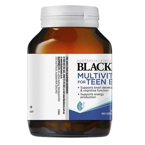 Vitamin tổng hợp cho bé trai Blackmores Multivitamin For Teen Boys, 60 viên Vitamin tổng hợp cho bé trai Blackmores Multivitamin For Teen Boys, 60 viên