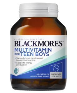 Vitamin tổng hợp cho bé trai Blackmores Multivitamin For Teen Boys, 60 viên