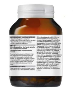 Vitamin tổng hợp cho bé trai Blackmores Multivitamin For Teen Boys, 60 viên