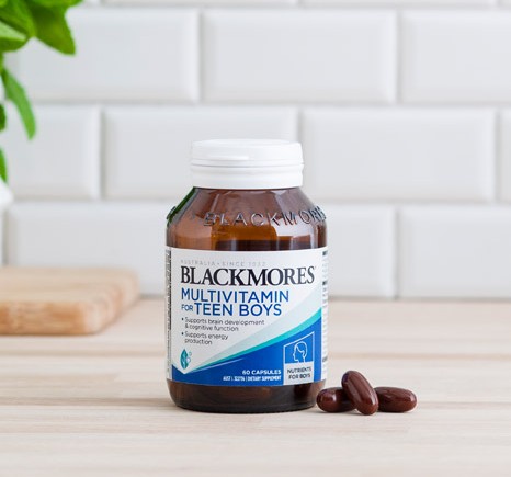 Vitamin tổng hợp cho bé trai Blackmores Multivitamin For Teen Boys, 60 viên Vitamin tổng hợp cho bé trai Blackmores Multivitamin For Teen Boys, 60 viên