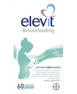 Vitamin tổng hợp Elevit Breastfeeding cho phụ nữ sau sinh và cho con bú, 60 viên