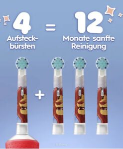Đầu bàn chải điện Oral-B KIDS Lion King cho trẻ em, 4 chiếc