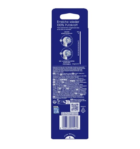Đầu bàn chải điện Oral-B PRO Sensitive Clean, 5 chiếc Đầu bàn chải điện Oral-B PRO Sensitive Clean, 5 chiếc