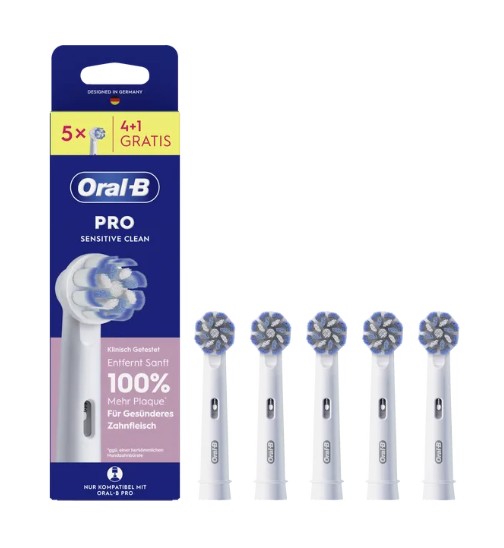 Đầu bàn chải điện Oral-B PRO Sensitive Clean, 5 chiếc Đầu bàn chải điện Oral-B PRO Sensitive Clean, 5 chiếc