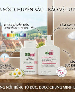 Dung dịch vệ sinh phụ nữ sebamed Intimpflege Waschgel, 200ml