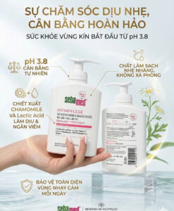 Dung dịch vệ sinh phụ nữ sebamed Intimpflege Waschgel, 200ml