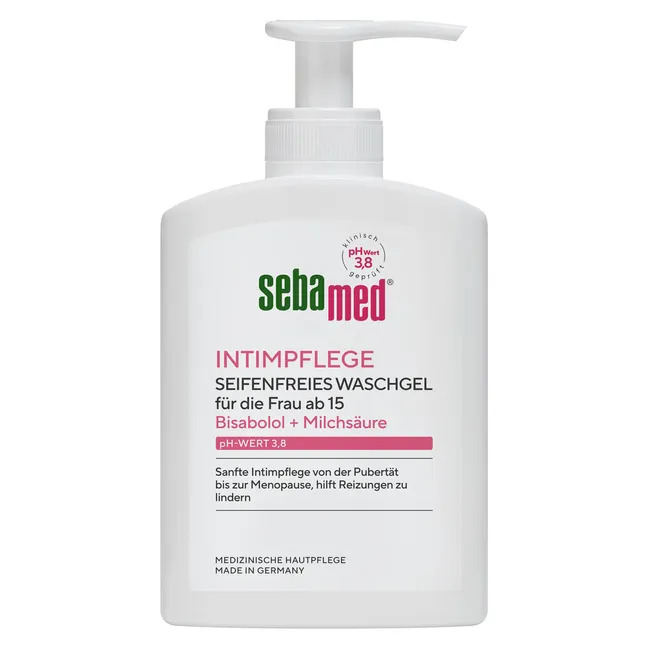 Dung dịch vệ sinh phụ nữ sebamed Intimpflege Waschgel, 200ml Dung dịch vệ sinh phụ nữ sebamed Intimpflege Waschgel, 200ml