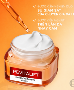 Kem dưỡng da Loreal Revitalift Soin Éclat Vitamine C làm sáng da, giảm nếp nhăn, 50ml