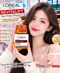 Kem dưỡng da Loreal Revitalift Soin Éclat Vitamine C làm sáng da, giảm nếp nhăn, 50ml