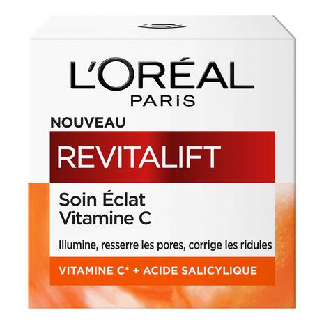 Kem dưỡng da Loreal Revitalift Soin Éclat Vitamine C làm sáng da, giảm nếp nhăn, 50ml Kem dưỡng da Loreal Revitalift Soin Éclat Vitamine C làm sáng da, giảm nếp nhăn, 50ml