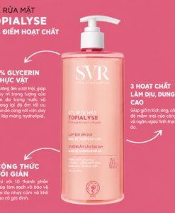 Sữa rửa mặt SVR Gel Lavant Topialyse cho da khô, 400ml