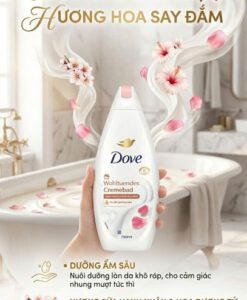 Sữa tắm Dove Cremebad Mandelmilch & Hibiskusduft, 750ml