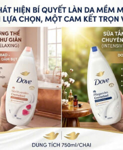 Sữa tắm Dove Cremebad Mandelmilch & Hibiskusduft, 750ml