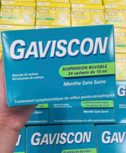 Thuốc dạ dày Gaviscon chống ợ nóng, trào ngược dạ dày, 24 gói