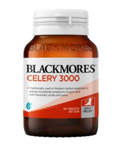 Viên uống Blackmores Celery 3000 hỗ trợ điều trị bệnh gout, 50 viên