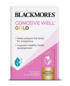 Viên uống Blackmores Conceive Well Gold bổ trứng, tăng khả năng thụ thai, 56 viên