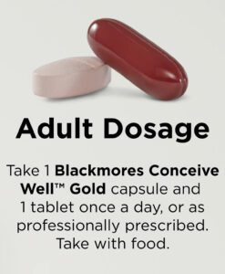 Viên uống Blackmores Conceive Well Gold bổ trứng, tăng khả năng thụ thai, 56 viên