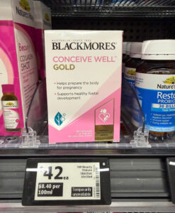 Viên uống Blackmores Conceive Well Gold bổ trứng, tăng khả năng thụ thai, 56 viên