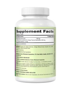 Viên uống bổ não Trunature Ginkgo Biloba 120mg, 340 viên
