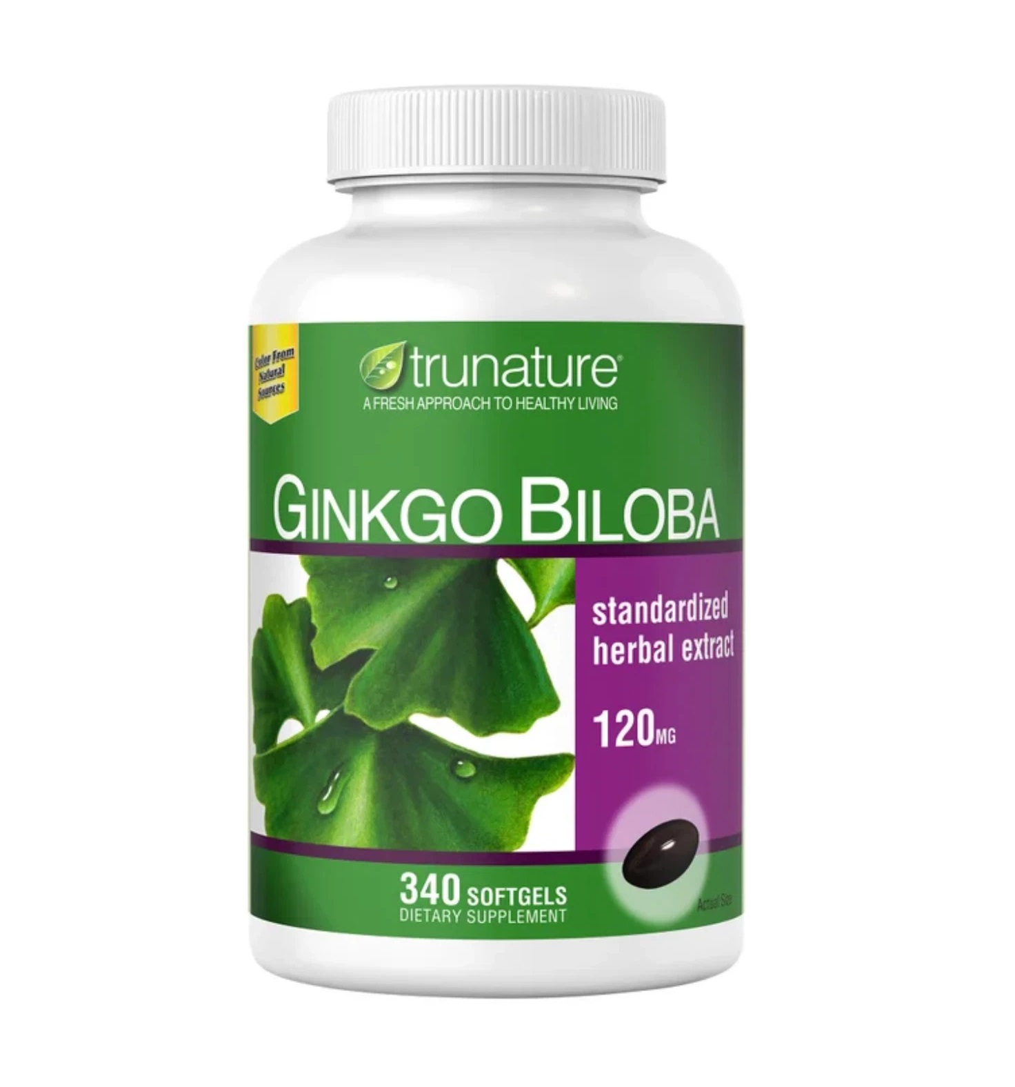 Viên uống bổ não Trunature Ginkgo Biloba 120mg, 340 viên Viên uống bổ não Trunature Ginkgo Biloba 120mg, 340 viên