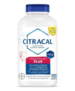 Viên uống bổ sung canxi Citracal Maximum Plus Calcium Citrate + D3, 280 viên