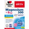 Viên uống bổ sung magie Doppelherz Magnesium 500 + B12, 30 viên