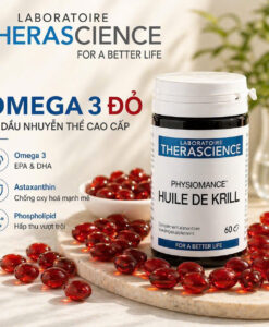 Viên uống dầu nhuyễn thể Therascience Physiomance Huile De Krill, 60 viên