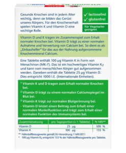 Viên uống Doppelherz Vitamin K2 + D3 1000 I.E., 30 viên