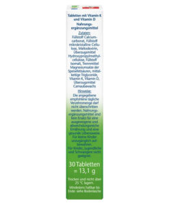 Viên uống Doppelherz Vitamin K2 + D3 1000 I.E., 30 viên