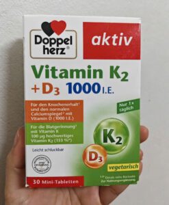 Viên uống Doppelherz Vitamin K2 + D3 1000 I.E., 30 viên