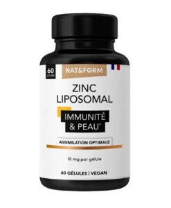 Viên uống Nat&Form Zinc Liposomal Immunite & Peau bổ sung kẽm, 60 viên