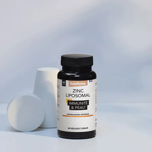 Viên uống Nat&Form Zinc Liposomal Immunite & Peau bổ sung kẽm, 60 viên Viên uống Nat&Form Zinc Liposomal Immunite & Peau bổ sung kẽm, 60 viên