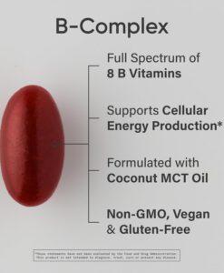 Viên uống Sports Research Advanced B-Complex bổ sung vitamin nhóm B, 180 viên