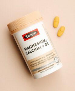 Viên uống Swisse Ultiboost Magnesium, Calcium + D3, 120 viên