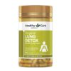 Viên uống thải độc phổi Healthy Care Original Lung Detox, 180 viên