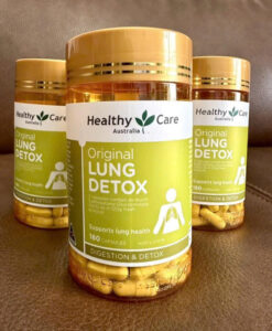 Viên uống thải độc phổi Healthy Care Original Lung Detox, 180 viên