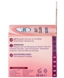 Bộ kem dưỡng da ngày đêm Balea Beauty Collagen giảm nếp nhăn, làm săn chắc da, 2x50ml