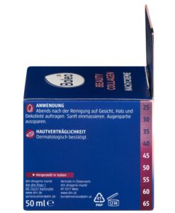 Bộ kem dưỡng da ngày đêm Balea Beauty Collagen giảm nếp nhăn, làm săn chắc da, 2x50ml
