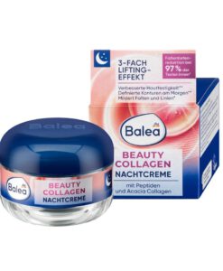 Bộ kem dưỡng da ngày đêm Balea Beauty Collagen giảm nếp nhăn, làm săn chắc da, 2x50ml
