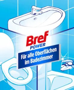 Chai xịt tẩy nhà tắm đa năng Bref Power gegen Kalk & Schmutz, 750ml