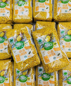 Đậu lăng vàng hữu cơ dmBio Gelbe Linsen, 500 g
