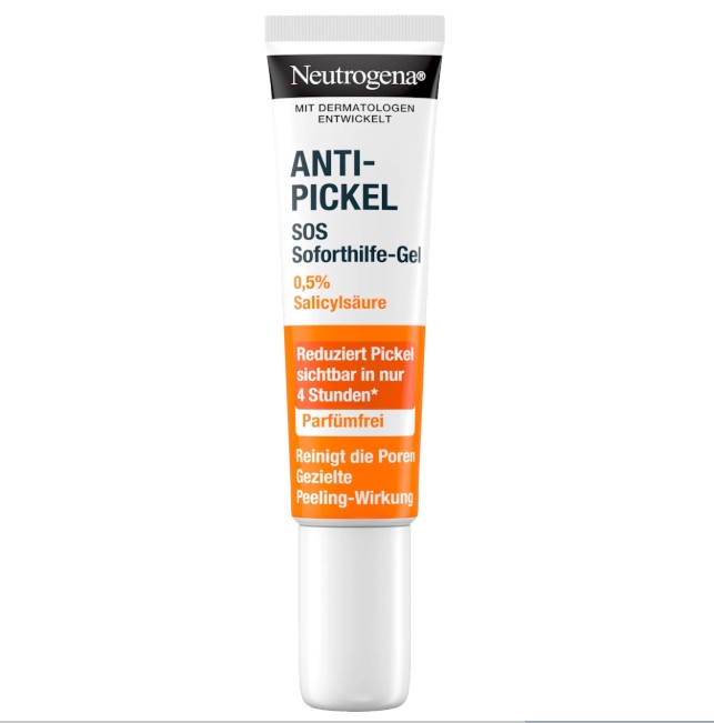 Gel trị mụn Neutrogena Anti Pickel Gel SOS Soforthilfe, 15ml Gel trị mụn Neutrogena Anti Pickel Gel SOS Soforthilfe, 15ml