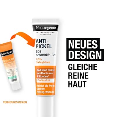 Gel trị mụn Neutrogena Anti Pickel Gel SOS Soforthilfe, 15ml Gel trị mụn Neutrogena Anti Pickel Gel SOS Soforthilfe, 15ml