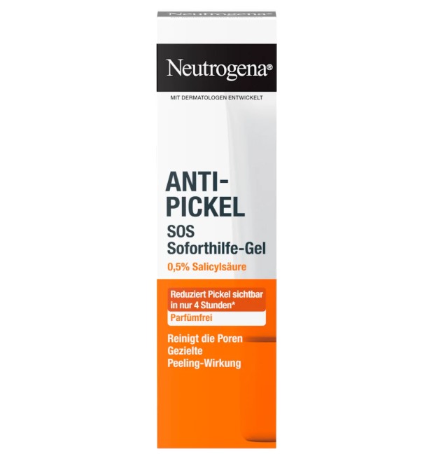 Gel trị mụn Neutrogena Anti Pickel Gel SOS Soforthilfe, 15ml Gel trị mụn Neutrogena Anti Pickel Gel SOS Soforthilfe, 15ml