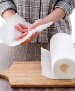 Giấy nhà bếp đa năng Ja! Küchen-Tücher 128 tờ x 3 lớp, 4 cuộn