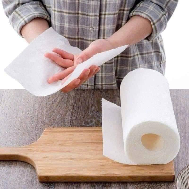 Giấy nhà bếp đa năng Ja! Küchen-Tücher 128 tờ x 3 lớp, 4 cuộn Giấy nhà bếp đa năng Ja! Küchen-Tücher 128 tờ x 3 lớp, 4 cuộn